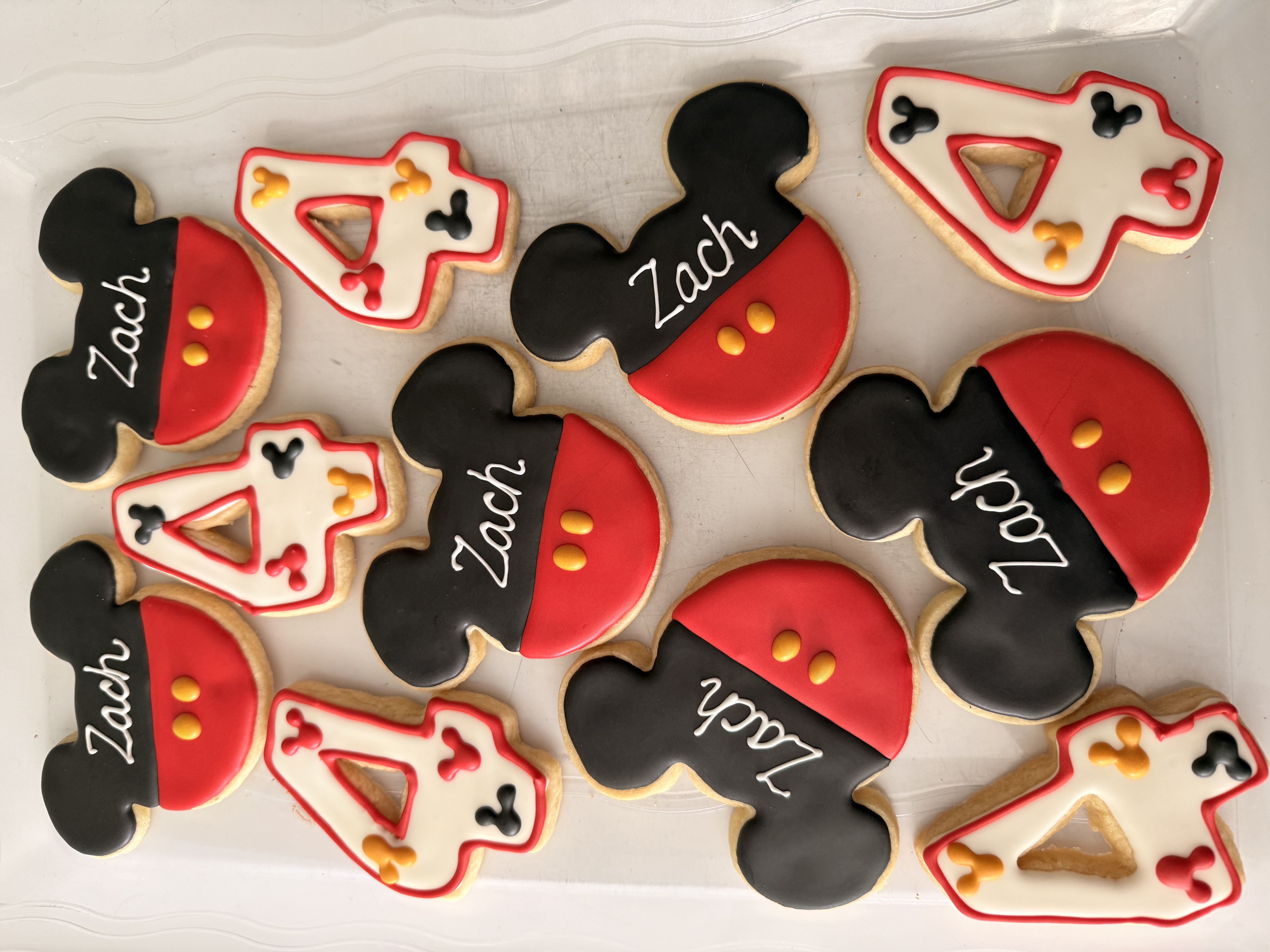 Zach "4" Birthday Cookies